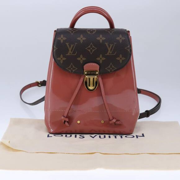 LOUIS VUITTON Monogram Vernis Hot Springs Backpack Pink M53545 - Picture 12 of 16
